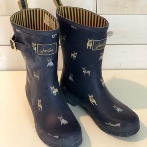 Joules French Bulldog Rain Boots